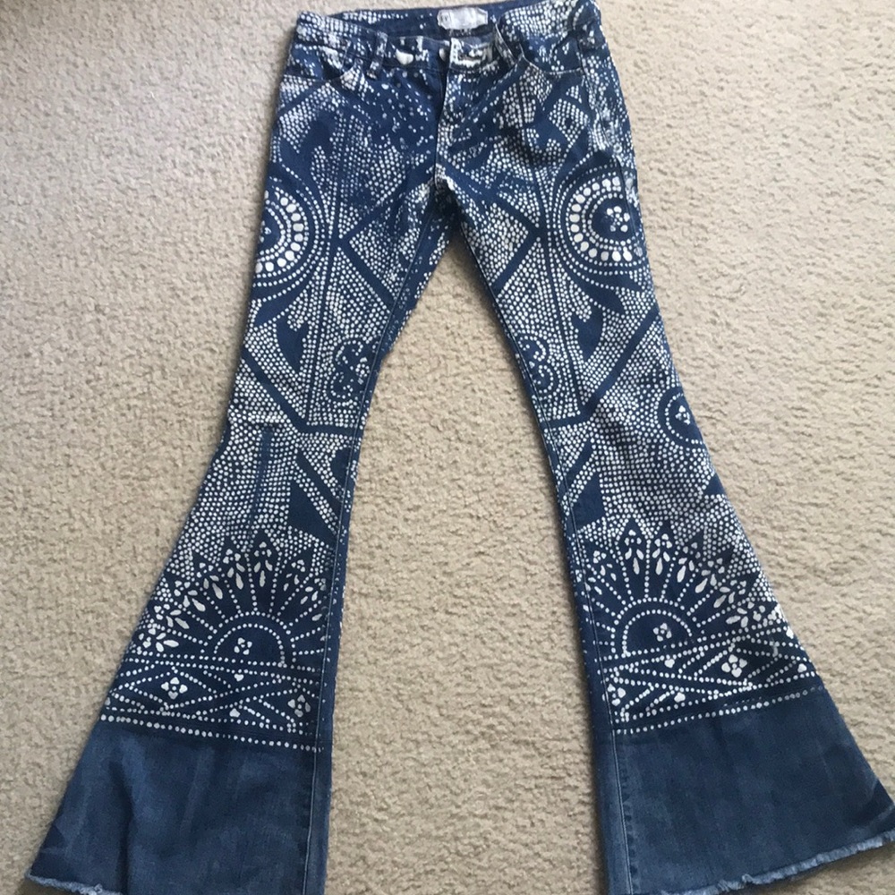 Free people bell bottom jeans